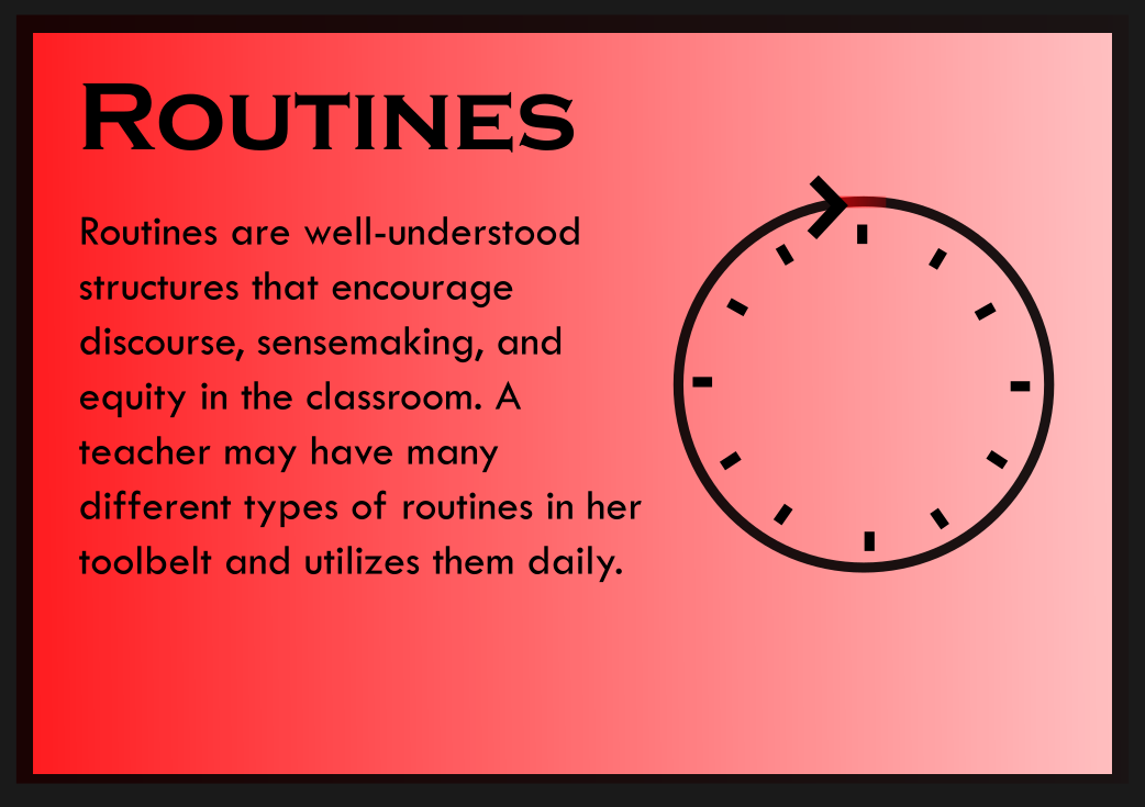 Routines - Card