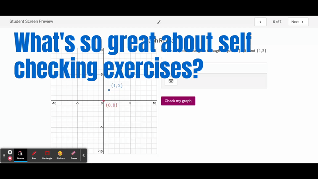 What’s so great about self-checking exercises?